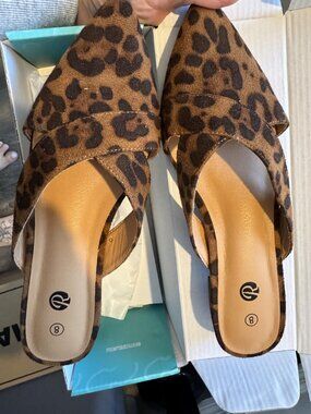 Women’s Pointed Toe Mule Flats Backless Loafers Slip On Casual Chic Shoes